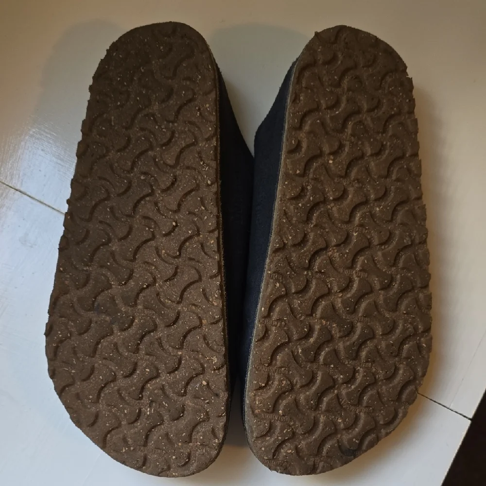 Birkenstock Black Loafers Slip-Ons Comfortable Casual - Picture 2 of 6